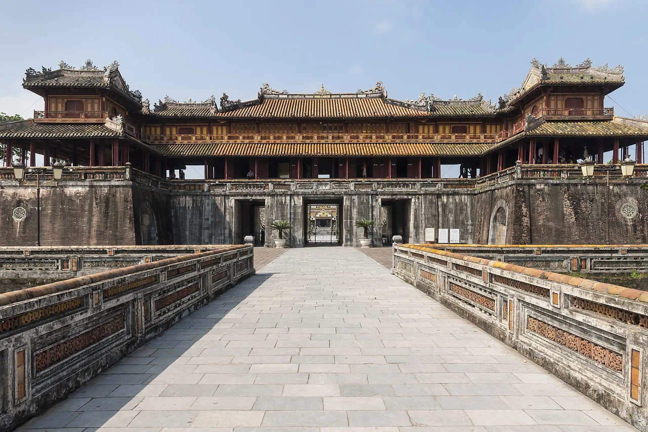 The Meridian Gate of the Imperial Citadel in Hue The Meridian Gate of the Imperial Citadel in Hue