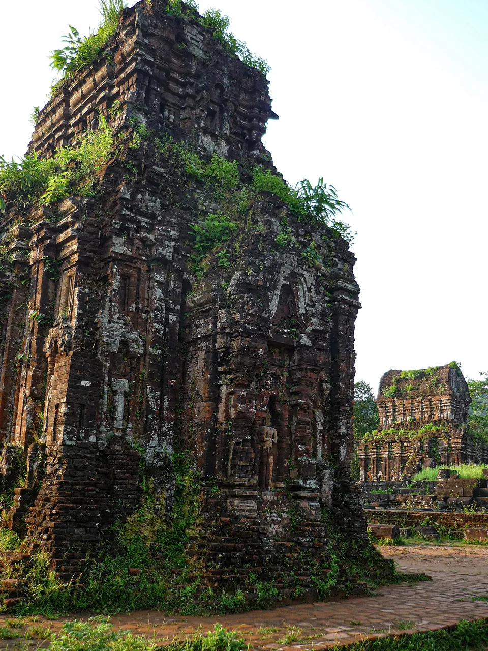 Ancient Cham brick towers at the My Son Sanctuary Ancient Cham brick towers at the My Son Sanctuary