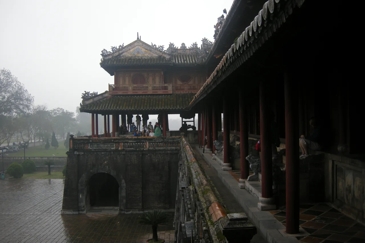 Ngo Mon, the Meridian Gate of the Imperial City in Hue, Vietnam