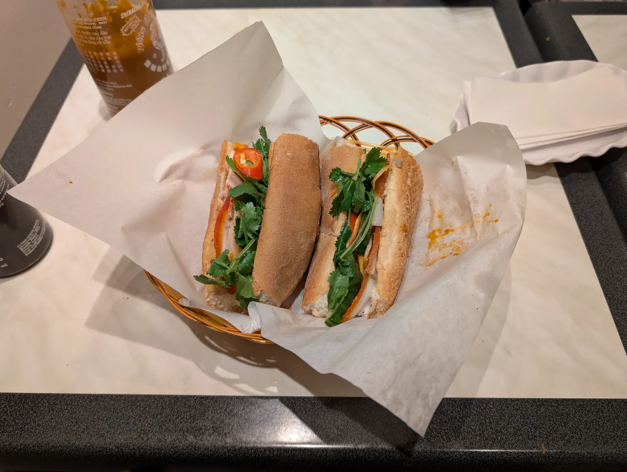 A Da Nang banh mi baguette sandwich
