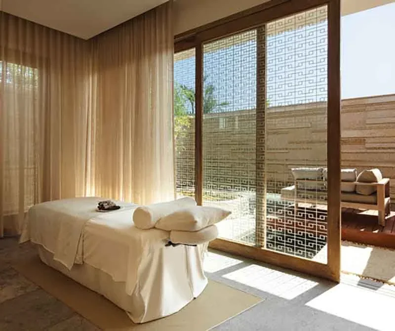 A treatment room at VIE Spa, Hyatt Regency Danang Resort and Spa
