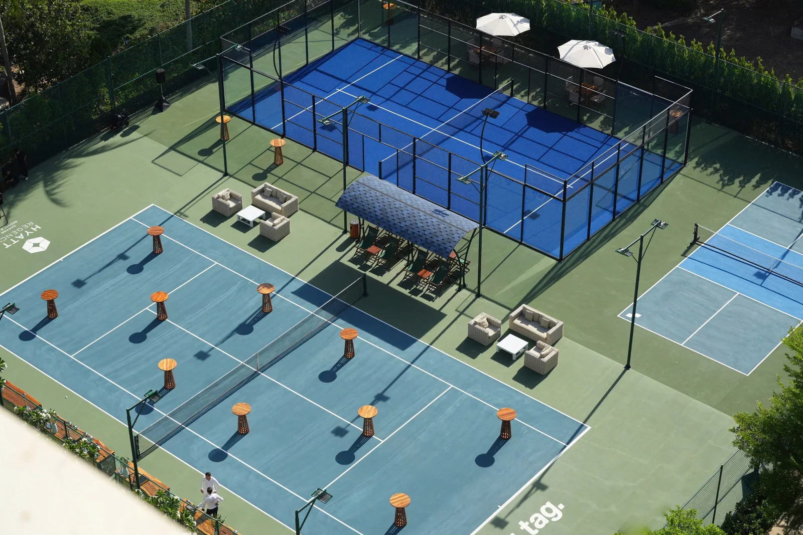 The Courts, the pickleball, padel and tennis complex at Hyatt Regency Danang Resort and Spa