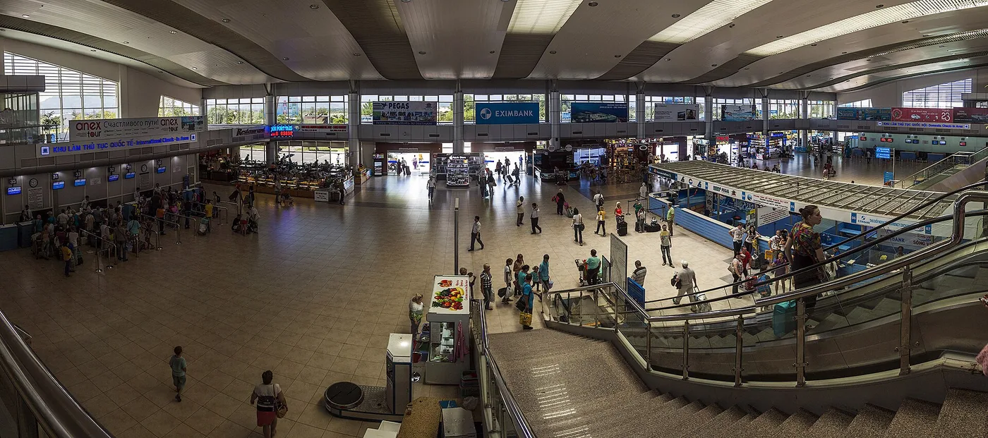 The check-in hall inside Cam Ranh International Airport The check-in hall inside Cam Ranh International Airport