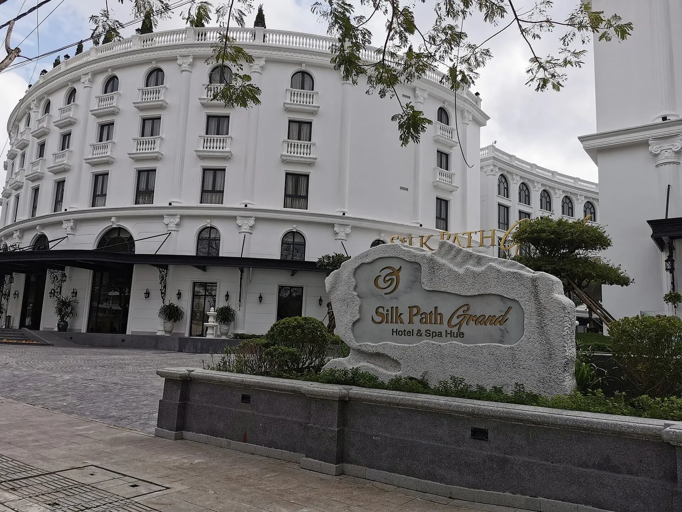 The Silk Path Grand Hotel building in Hue