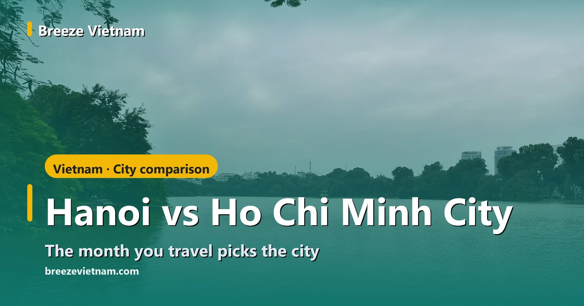 Hanoi vs Ho Chi Minh City comparison card