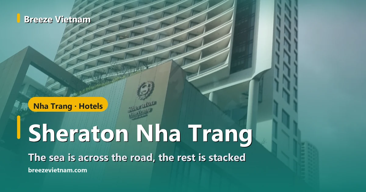 Sheraton Nha Trang guide card